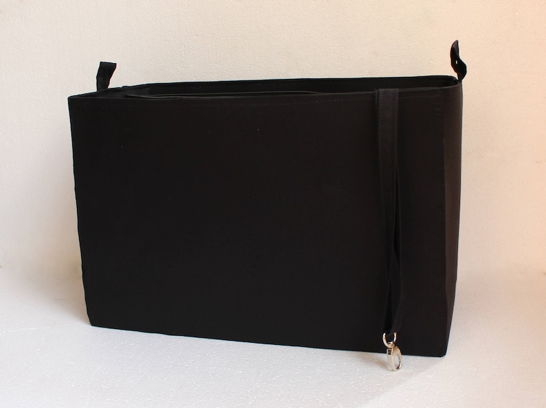 Extra taller bag organiser to fit GIVENCHY Antigona Purse organizer insert with two divider zipper compartment image 6