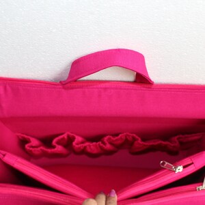 Organiseur de sac extra-large pour sac fourre-tout - Organiseur de sac à main avec deux compartiments à fermeture à glissière pour LV Neverful GM