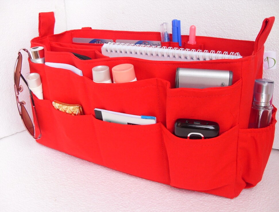 Extra Large Size Purse Organizer With Laptop Padded Case Bag Etsy