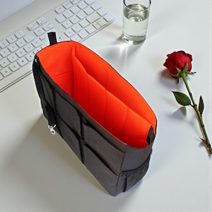 XL Bag organizer for YSL shopper tote E/W - 13.5wide x 9.5 height x 4.5 deep