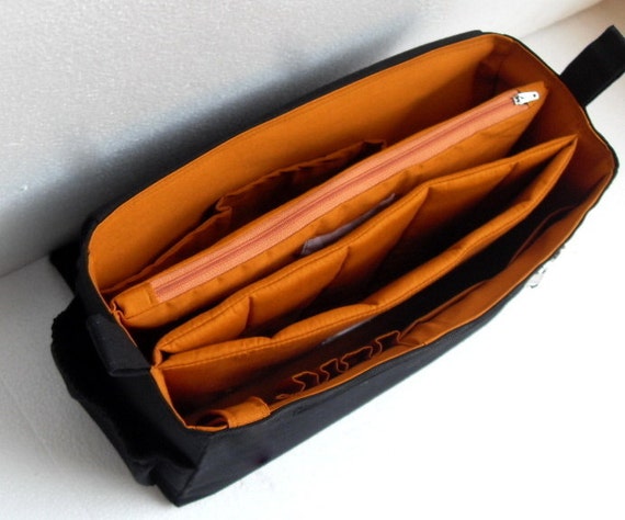 (*ON SALE / Bur-Banner-S-DS / 2mm Eggshell) Bag Organizer for Small Banner  Leather Tote