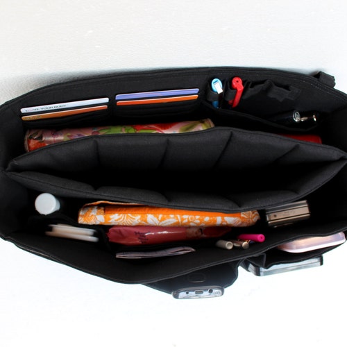 Extra Large Purse Organizer With Laptop Padded Compartment Etsy