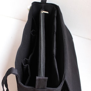 Organizer per borsa extra alto con chiusura a patta con bottone magnetico per adattarsi a LV Neverful MM