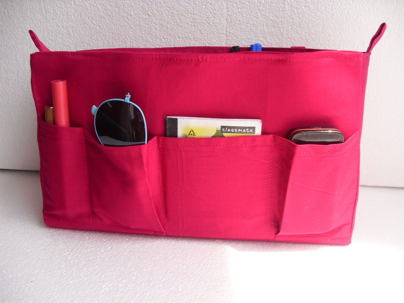Large Purse Organizer bag Organizer Insert With Ipad Sleeve Etsy
