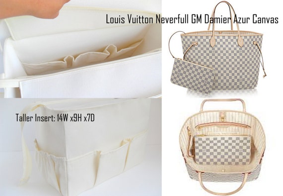 Purse Organizer for Louis Vuitton Neverfull GM Damier Azur -  Australia