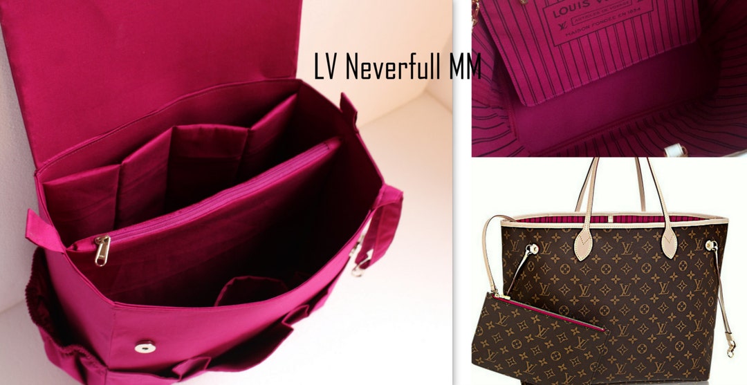 Louis Vuitton Neverfull MM taller Purse Insert With Magnetic 