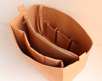 Extra Taller Purse organizer for Louis Vuitton Neverfull MM with Laptop compartment- Bag organizer insert