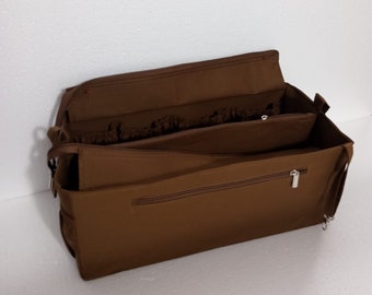 XXL Purse organizer for duffle bag 18" length- Bag organizer insert