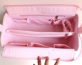 Purse insert to match rose ballerine lining Louis Vuitton Neverfull GM - Bag organizer insert