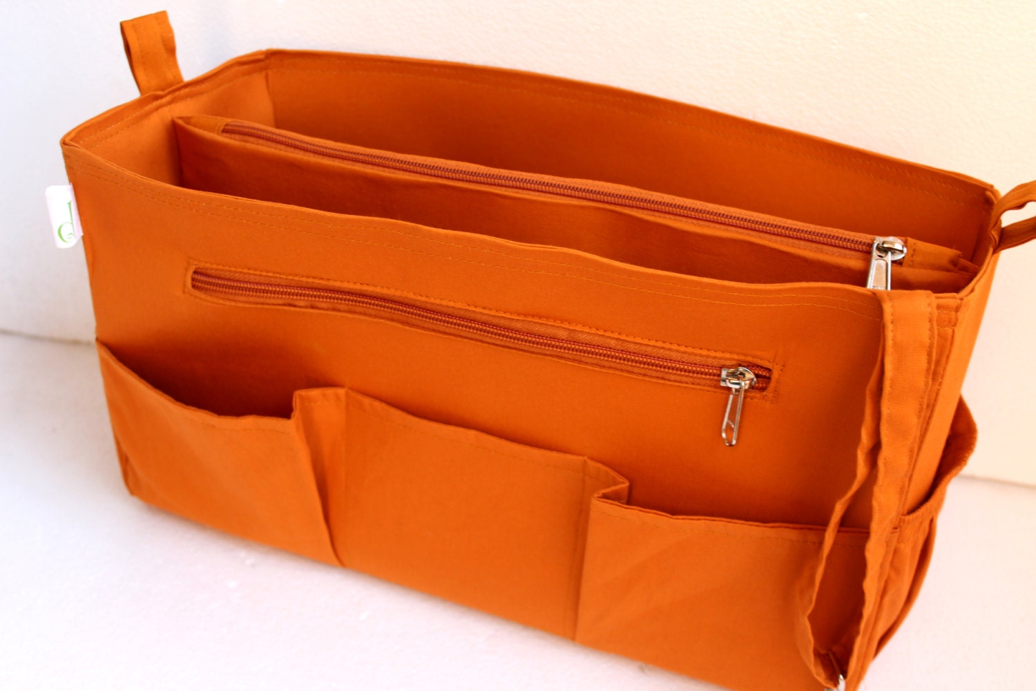 XL Tall Purse Organizer Bag Organizer Insert in Mustard Etsy