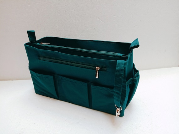 Large Bag Organizer for Tote Bag With Two Divider Compartment and Magnetic  Flap Closure Zipper and Laptop Case. - Etsy