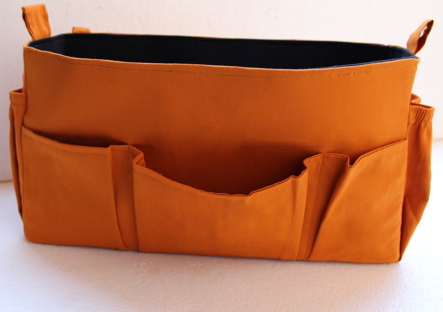 Extra Large Bag organizer XL Purse insert in Dark gold and Etsy