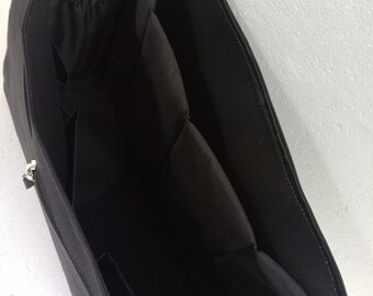 XL Bag organizer- Bag 13.5wide x 9.5 height x 4.5 deep -Black color