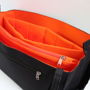 XXL Bag organizer for Louis Vuitton Keepall 45 - Purse organizer insert with zipper and laptop divider