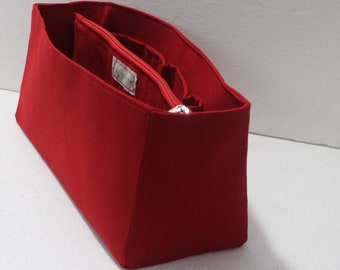 Diaper Purse organizer Fits LV Estrela MM - Bag organizer insert in Rich Red