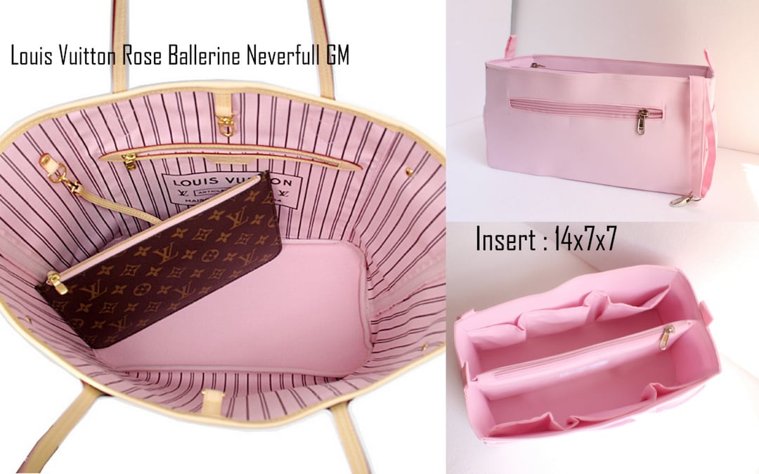 Rose Purse Insert to Match Rose Ballerine Lining Louis Vuitton 