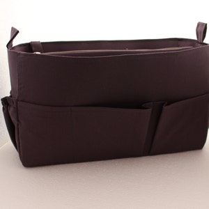 Purse organizer Fits large Longchamp Le Pliage Bag organizer insert in Gray image 1