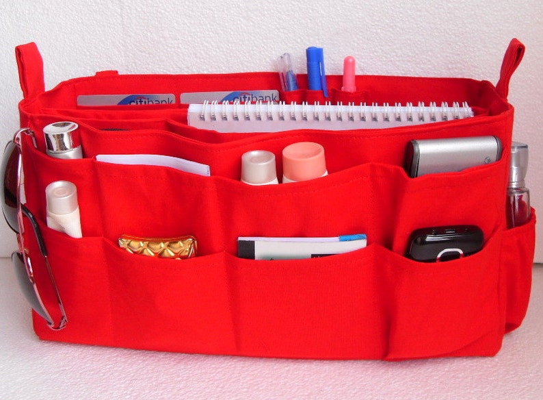 Extra Large Size Purse Organizer With Laptop Padded Case Bag Etsy