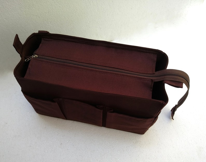 Purse organizer for Louis Vuitton Neverfull MM with Zipper closure Bag organizer insert image 4