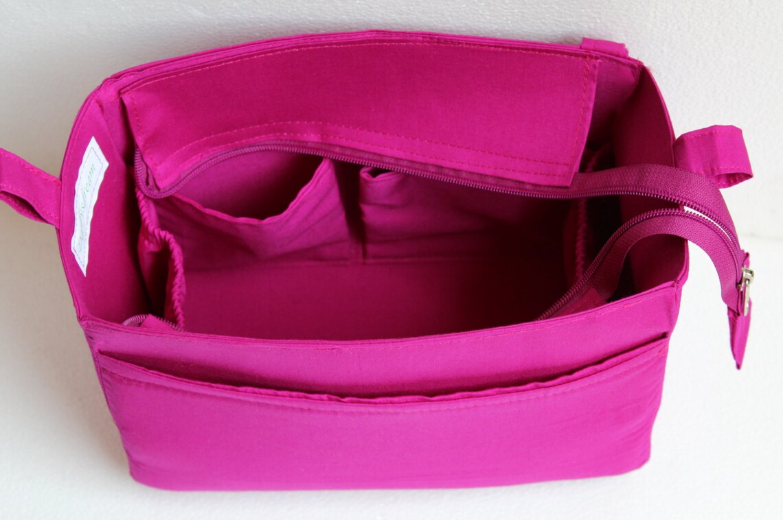 Extra Tall Large Bag Insert /purse Insert With Zipper Closure Etsy