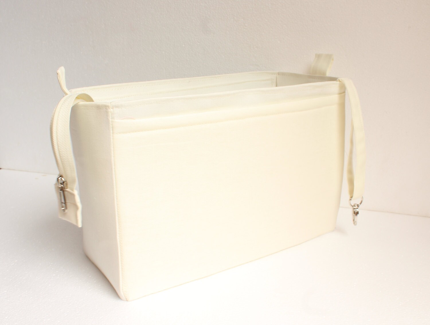 Extra Tall Large Bag Insert /purse Insert With Zipper Closure 