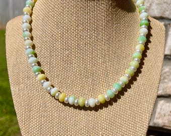 Zitrone & Limette Halskette - Color Loop Co.