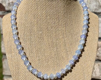 Blauer Himmel Halskette - Color Loop Co.