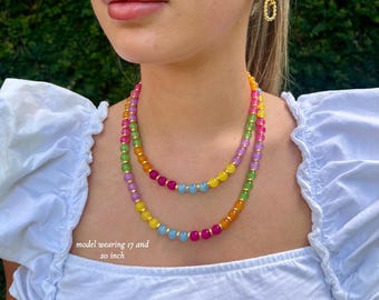 Die Tutti Frutti – Color Loop Co. Glasperlen Halskette