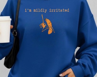 Marcus The Worm Shirt, I’m Mildly Irritated Meme Sweatshirt, Brain Rot Funny Tee, Robert Help Ugly Worm Shirt, Viral Unisex Top