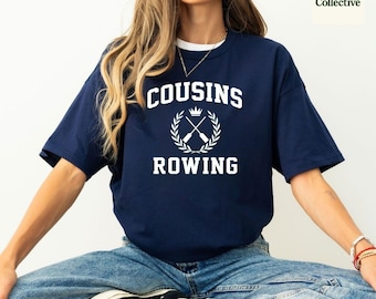 Cousins Rowing Shirt, The Summer I Turned Pretty Tee, Vintage Hoodie Or Long Sleeve, Funny Graphic Top, Personalized Fan Gift