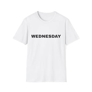 Ginny & Georgia Quoted T-Shirt: Wednesday Print, Soft-style Cotton Tee!
