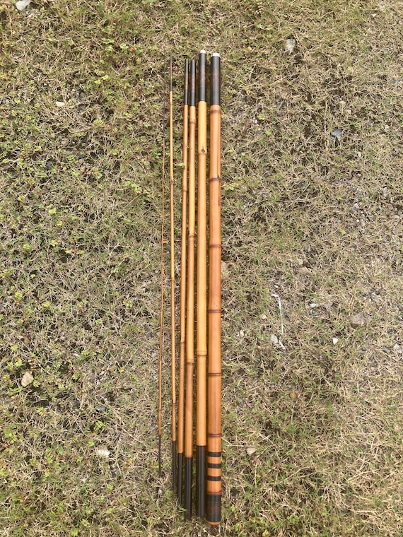 Buy Vintage Japanese Bamboo Fishing Rod 5.4m, 6-piece Wazao Online in India - Etsy Buy Vintage Japanese Bamboo Fishing Rod 5.4m, 6-piece Wazao Online in India - Etsy