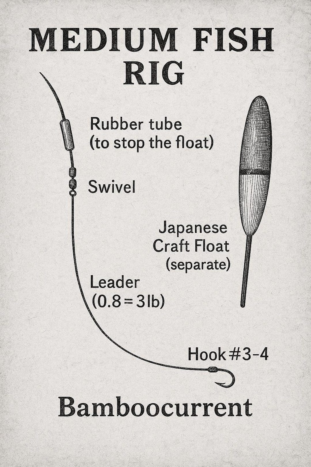 Japanese Rig Hand-tied Japanese Float Rig – Trout, Crucian, Koi - Etsy