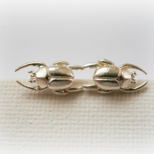 Scarab Beetle Earrings - Scarab Beetle Earrings Sterling Silver - Valentine Men studs sterling Silver