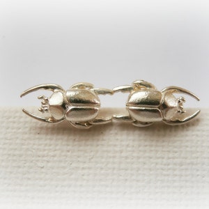 Orecchini Scarabeo - Orecchini Scarabeo Argento Sterling - Orecchini Uomo San Valentino Argento Sterling - Gioielli Insetto - Orecchini Insetto Argento