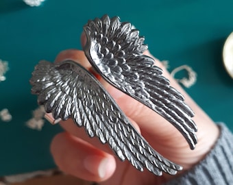 Angel Wing Rings - Custom Order for Angela