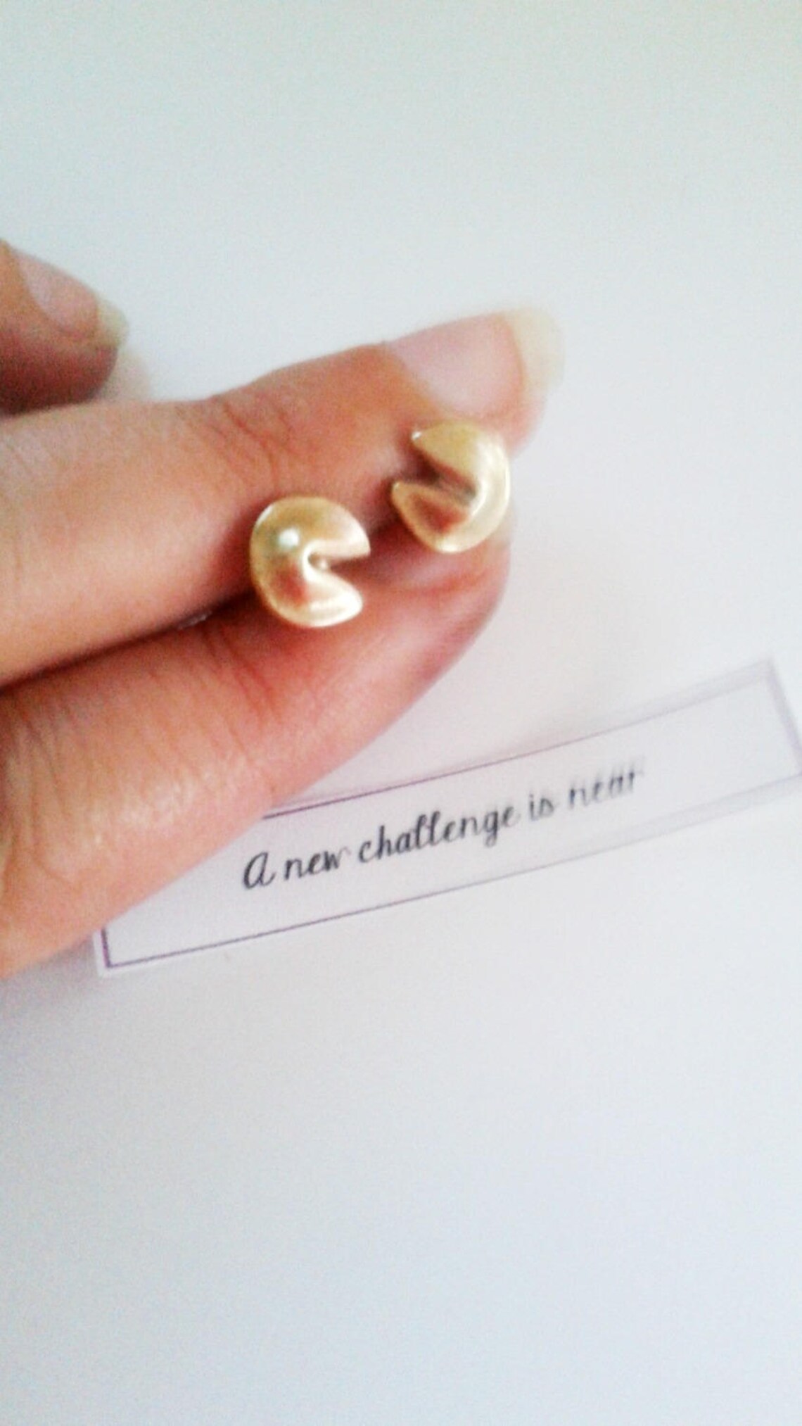 Fortune Cookie Jewelry Fortune Cookie Studs Fortune Cookie Etsy