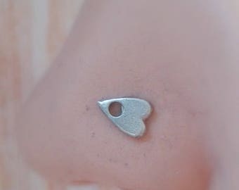 Ouija Nose Stud - Halloween Nose Stud Sterling Silver - Ouija Piercing Sterling Silver - Halloween Piercing - Spell Jewelry - Wicca Piercing