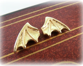 Bat Wings Earrings - Silver Dragon Wings - Vampire Studs - Bat Wing Earrings - Bat Wing Silver Studs - Dragon Studs - ACOTAR Jewelry