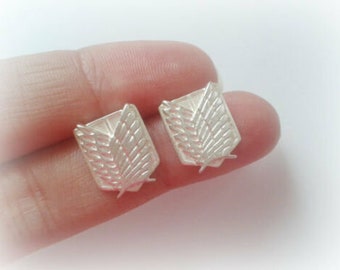 Attack on Titan Earrings - Scouting Legion Liberty Wings Sterling Silver