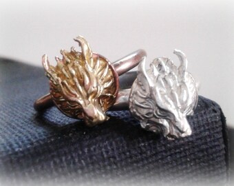FINAL FANTASY VII Cloud wolf Pin wolf chest pin collar pin costume pin