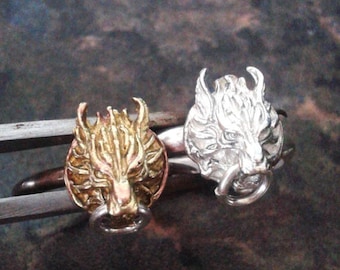 Silver Wolf Ring - Werewolf Ring - Wolf Head Jewelry - Wolf Silver Jewelry