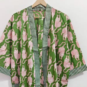 100% Cotton kimono Robes, dresses, Pure cotton Kimono, Cotton Kimono, Festival Clothing, Kimono Kaftan, Oriental Kimono, Women&#39;s robes