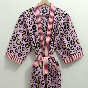 Beautiful Cotton Kimono Robe Dressing Gown,100% Cotton Kimono Robe Dress Robes for Women Kimono ,Etsy’s Pick, Beach Cover Gown, Kimono Robes