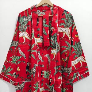 Kimono Robe, Dressing Gown, Vintage style, 100% Cotton kimono Robes, Pure cotton Kimono, Cotton Kimono, Festival Clothing, Kimono