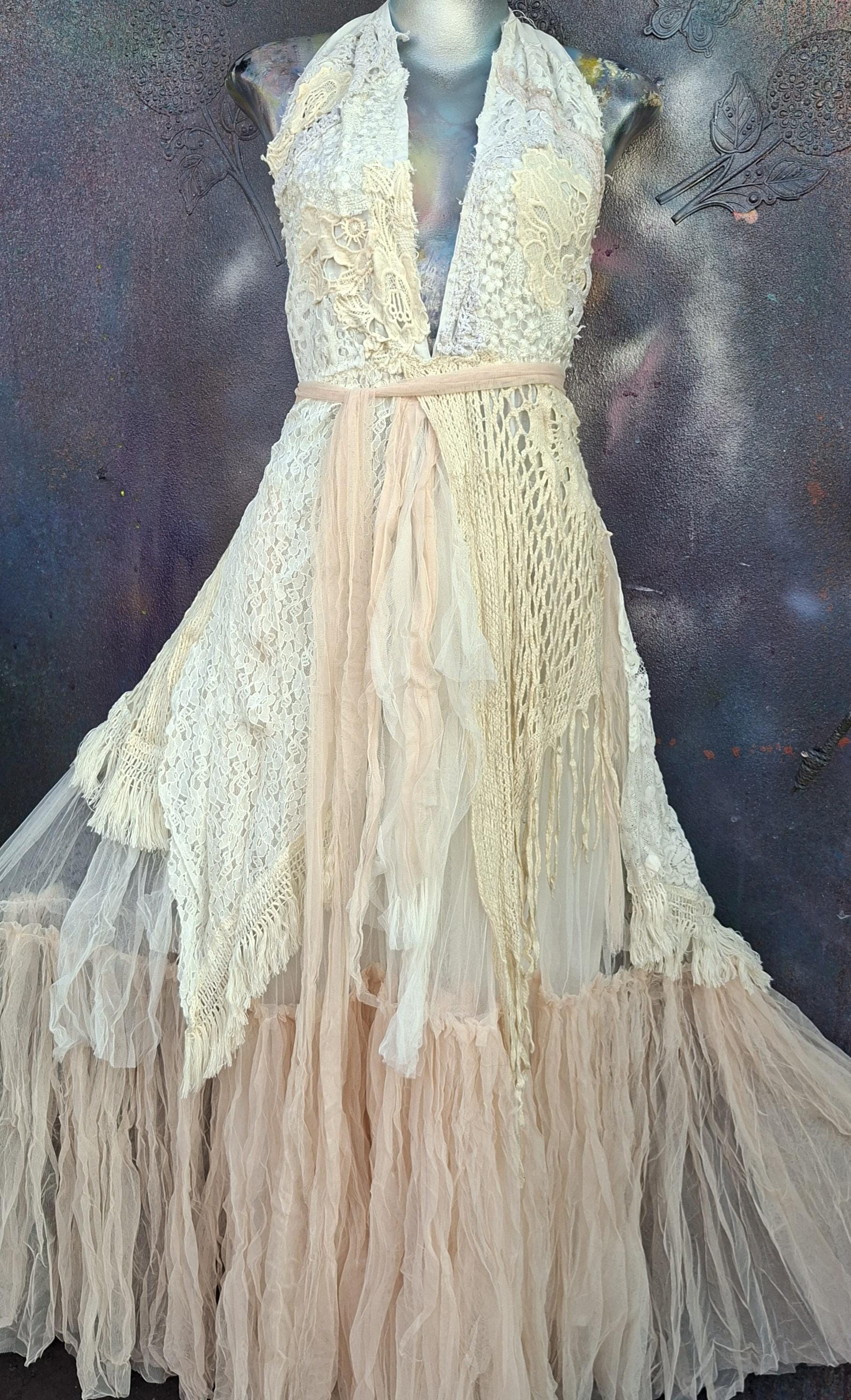 White Tattered Gown - Etsy White Tattered Gown - Etsy