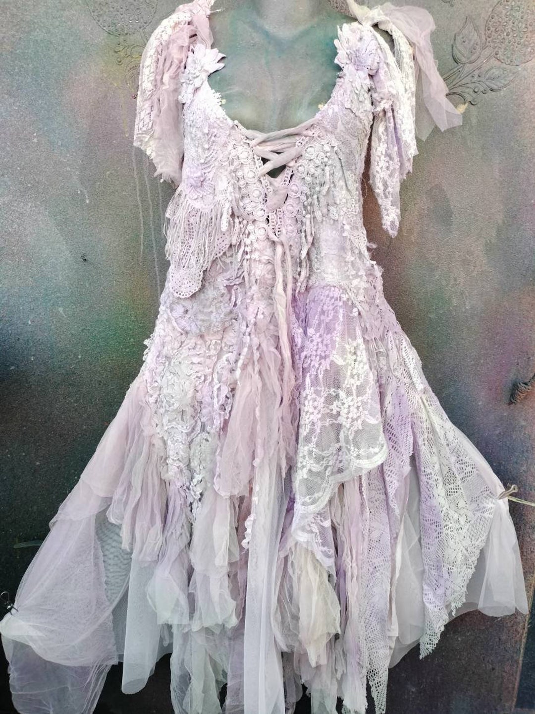 Bohemian Gothic Wildskin Lace Gypsy Angel Lilac Fairy Shabby - Etsy