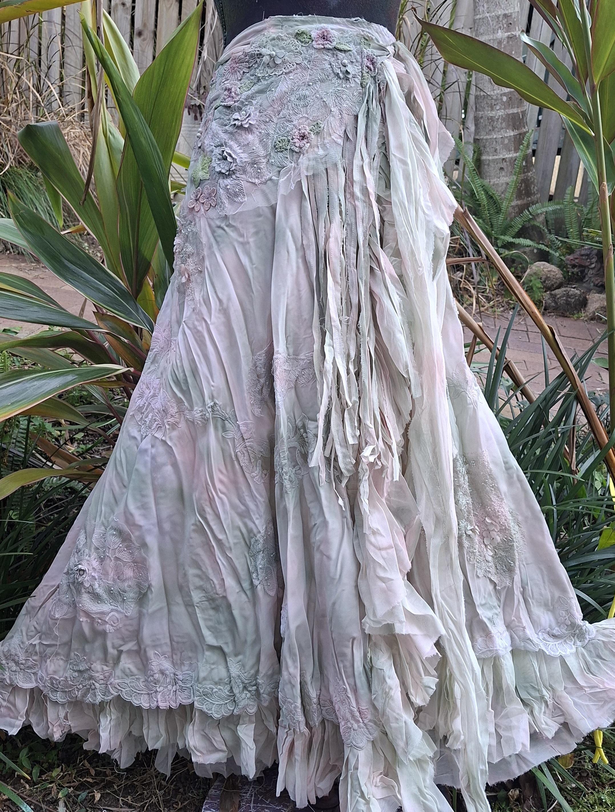 tattered fairy dress The Woodland Fairy Dress by Anna Triant Couture