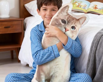 Custom 3D Pet Pillow: Double-Sided Photo Keepsake