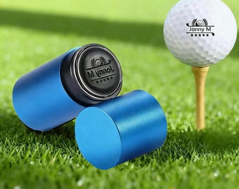 Personalized Golf Ball Stamp, Custom Name Marker with Ball & Ink, Large Size Golf Stamp, Golf Accessories, Unique Golf Gift for Men.